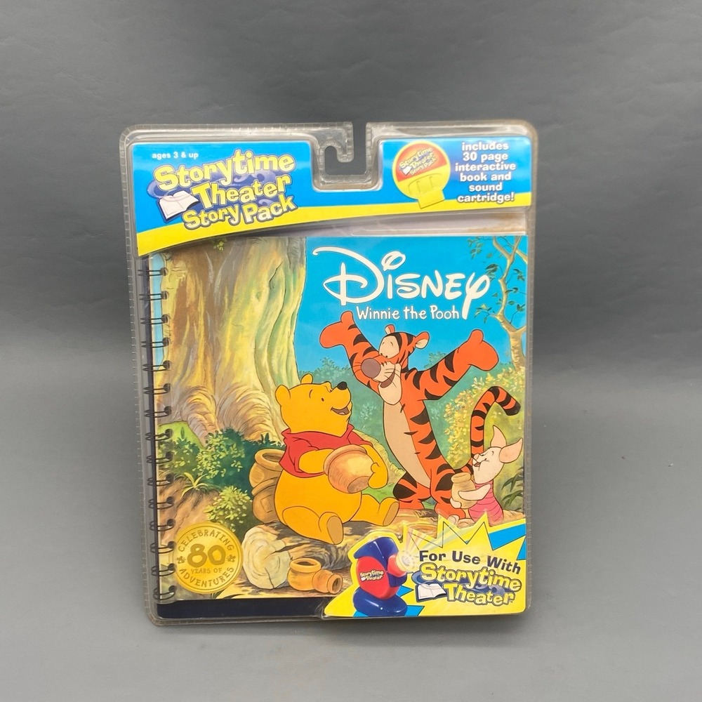 Storytime Theater Story Pack Winnie The Pooh Disney Book & Sound Cartridge
